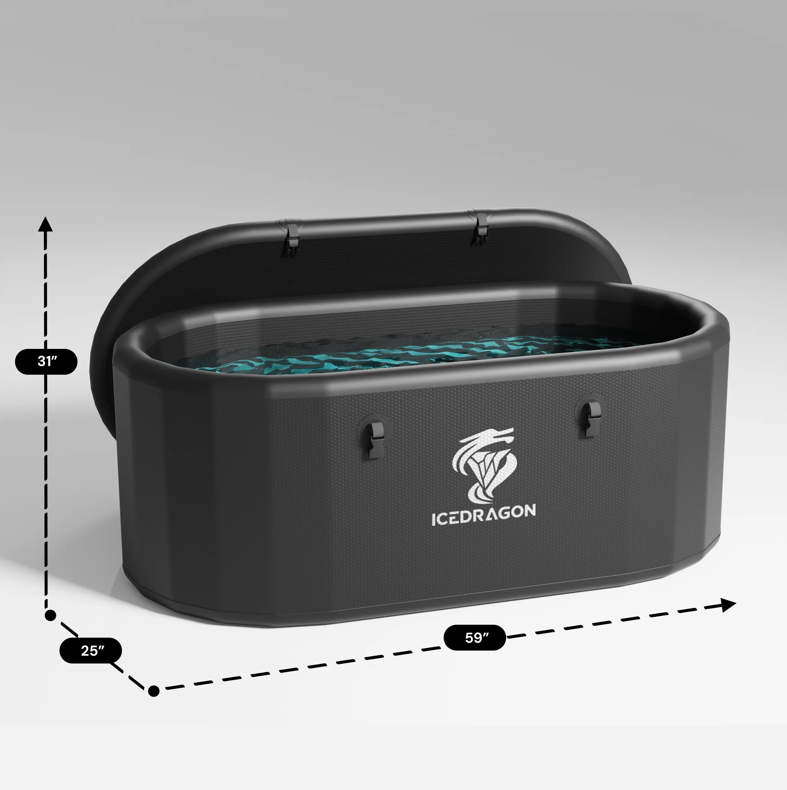 Icedragon Cold Plunge Tub Pro with 1.5 HP Smart Water Chiller
