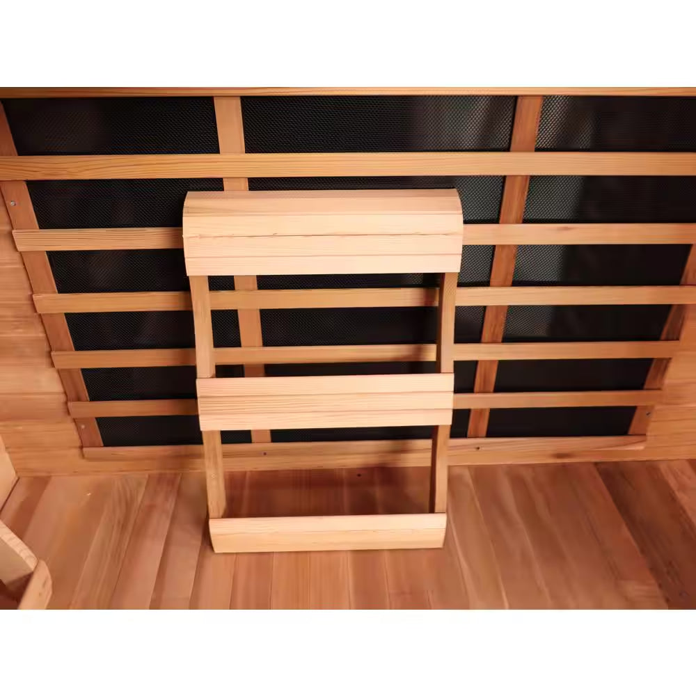 4-Person Cedar Corner Infrared Sauna