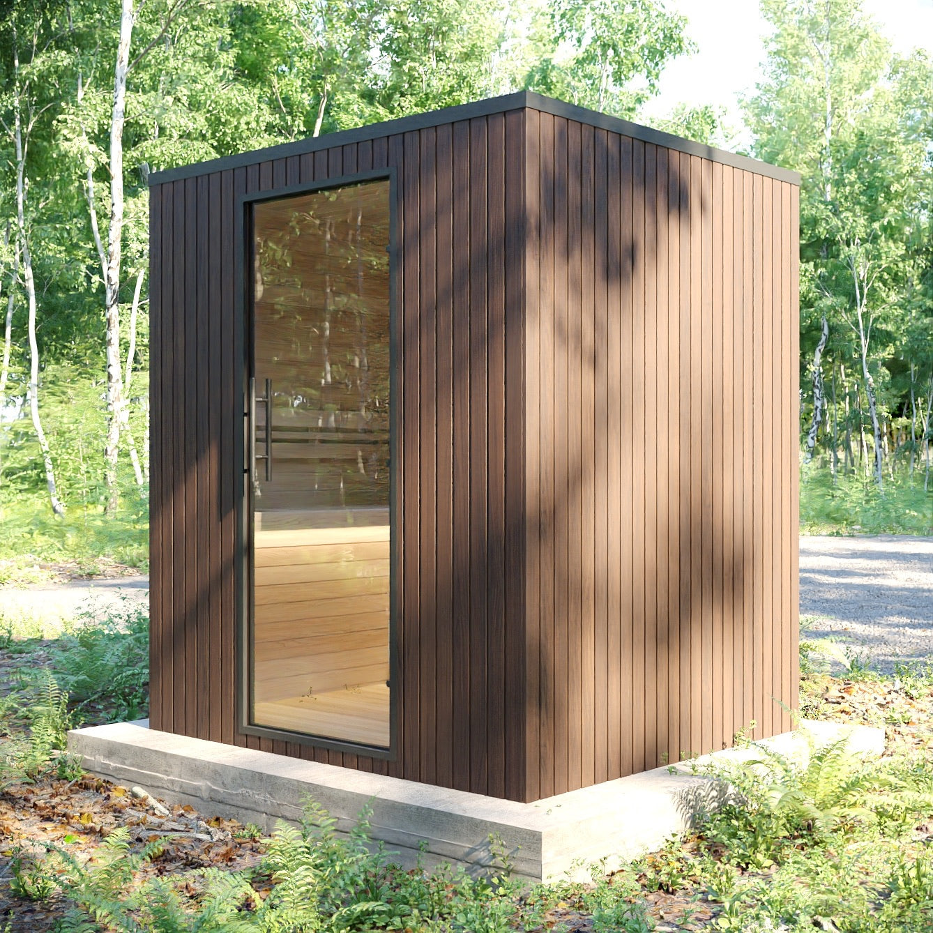 Tuli 4/6 Person Outdoor Sauna by Finnish Sauna Builders