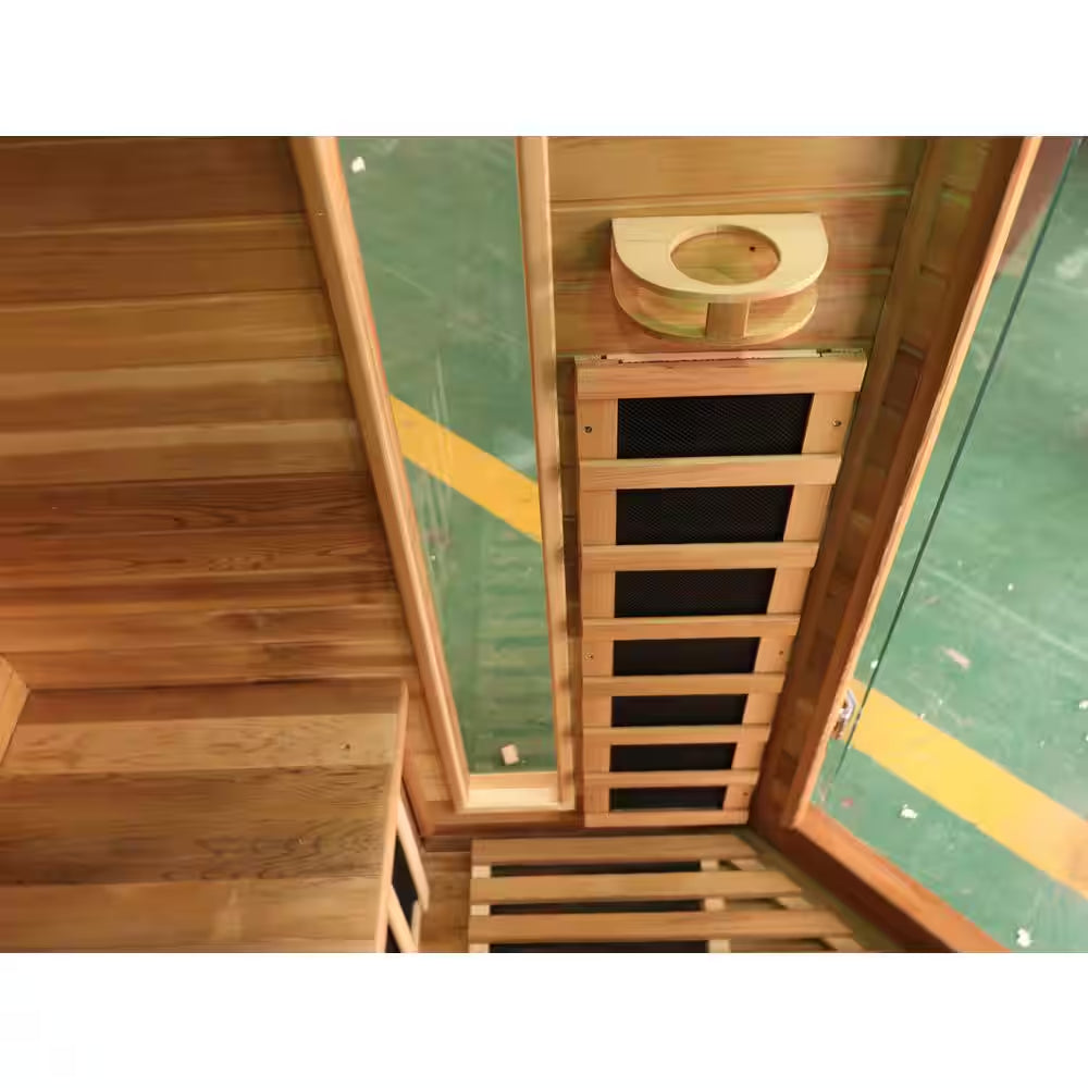 4-Person Cedar Corner Infrared Sauna