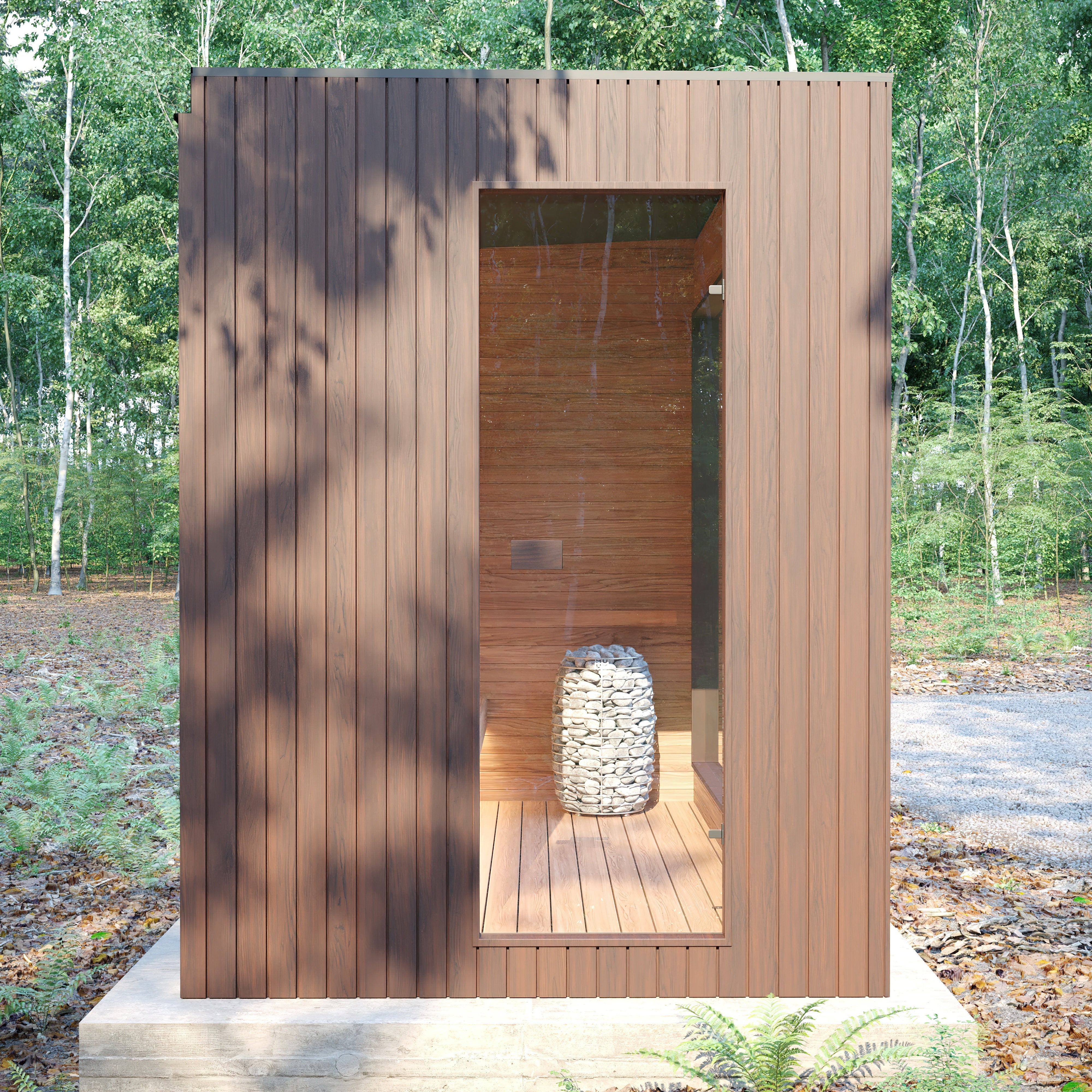 Järvi Outdoor Sauna by Finnish Sauna Builders