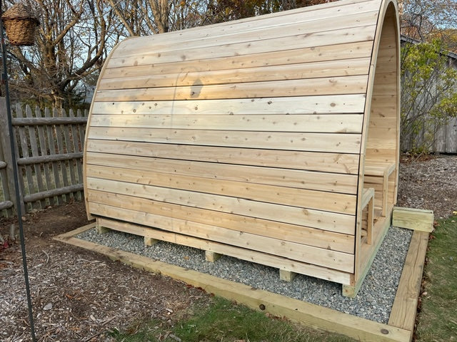 Finnish Sauna Builders Outdoor Pod Sauna