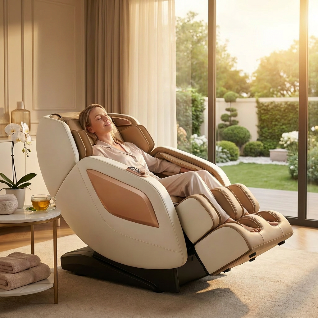 Massage Chair Full Body with Heat, Full Body Zero Gravity Shiatsu Massage Chair