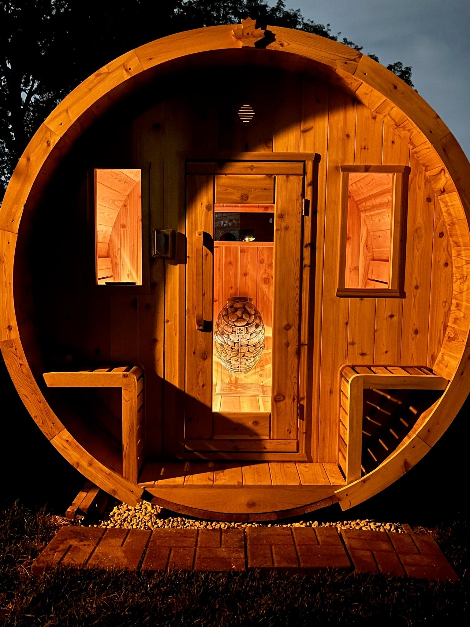 Finnish Sauna Builders Outdoor Barrel Sauna