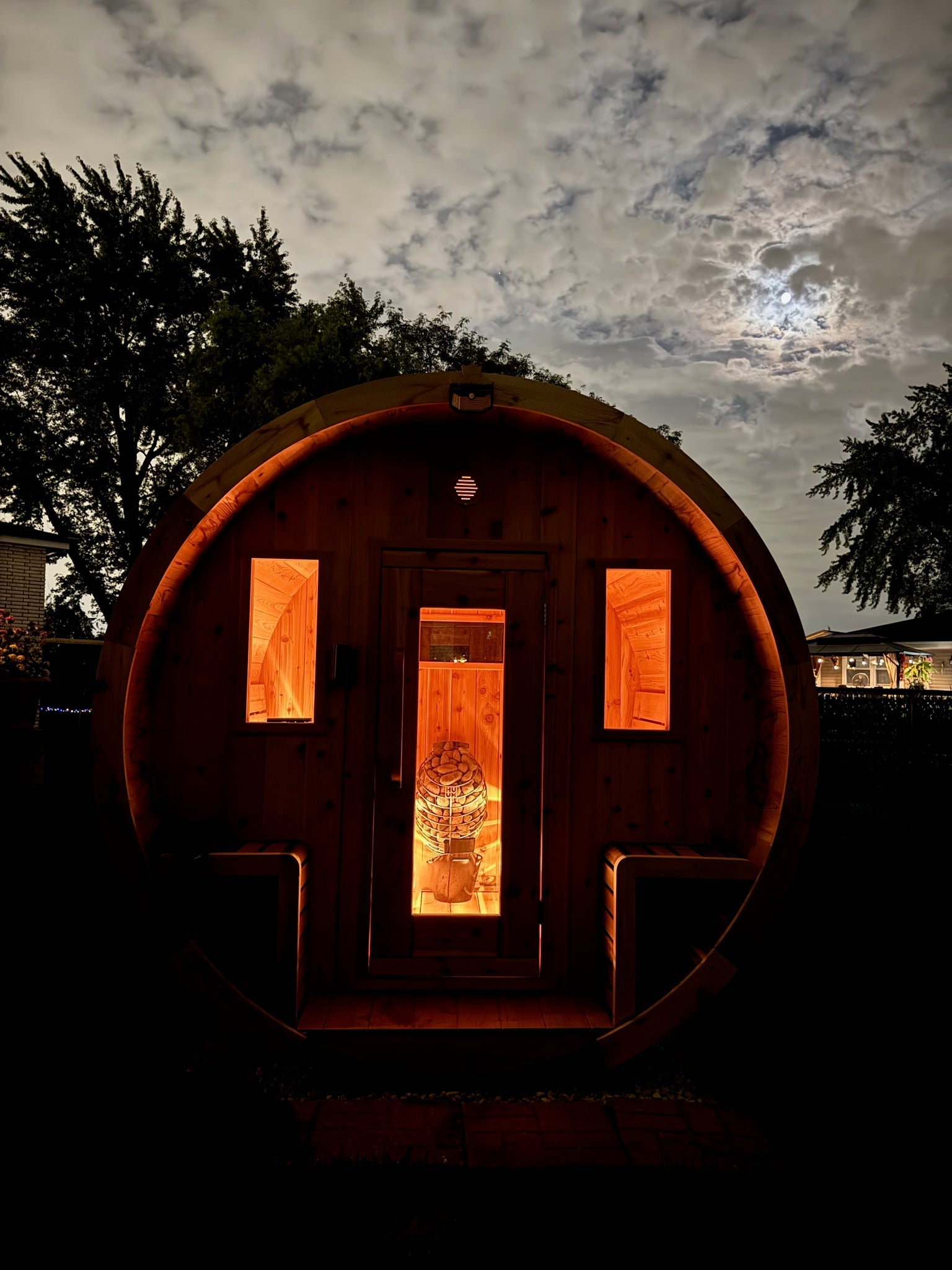 Finnish Sauna Builders Outdoor Barrel Sauna