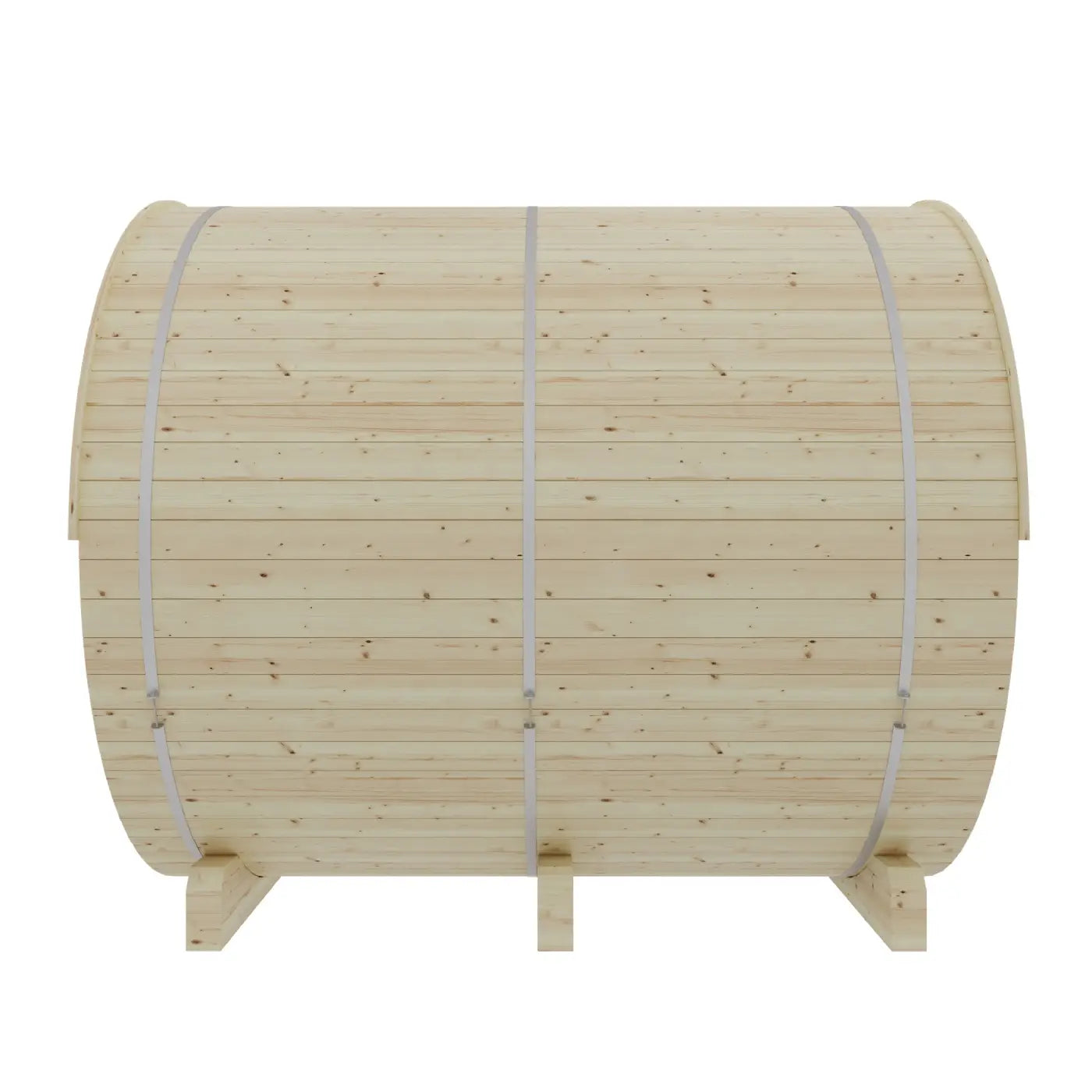 Tampere Finnish 4-Person Barrel Sauna with WiFi Heater